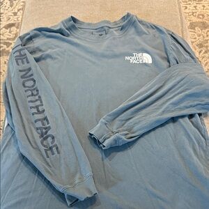 The North Face Men's Slate Blue Long Sleeve Tee